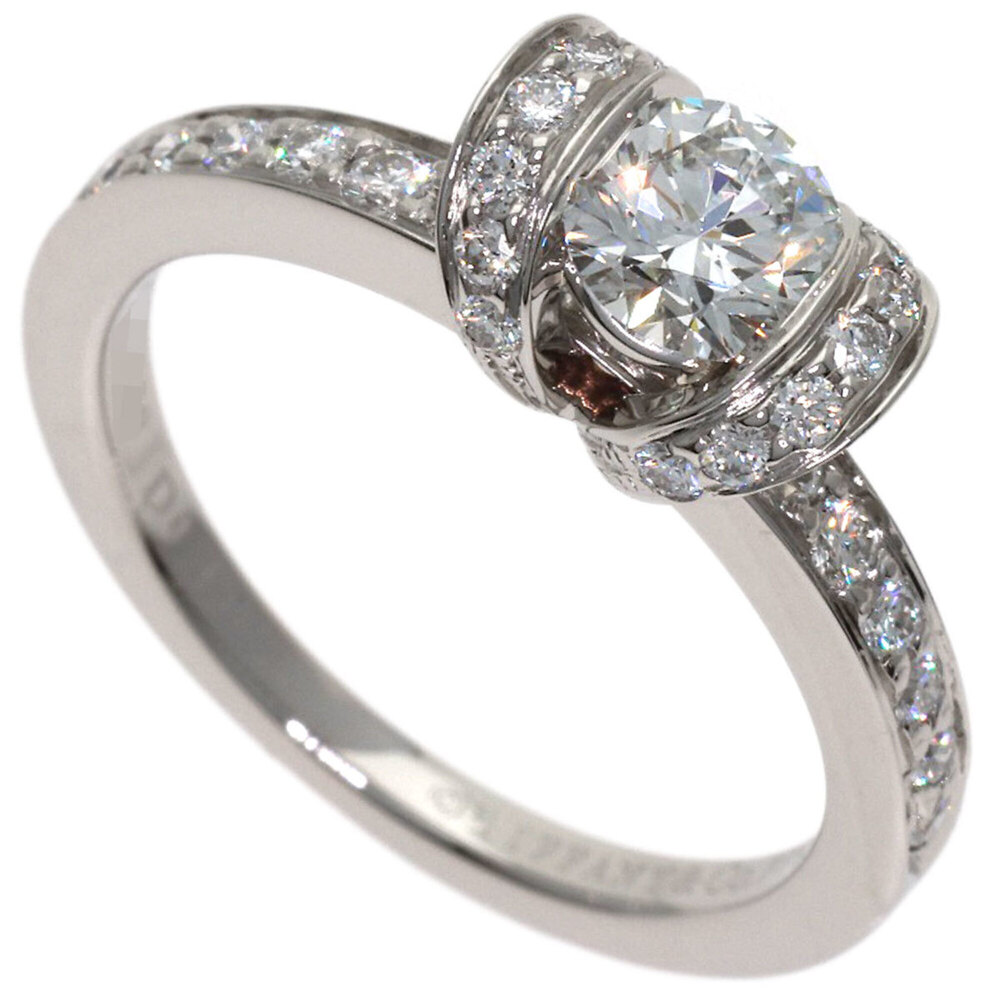 TIFFANY & CO. Silver Diamond Ring